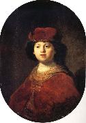 REMBRANDT Harmenszoon van Rijn Portrait of a Boy china oil painting artist